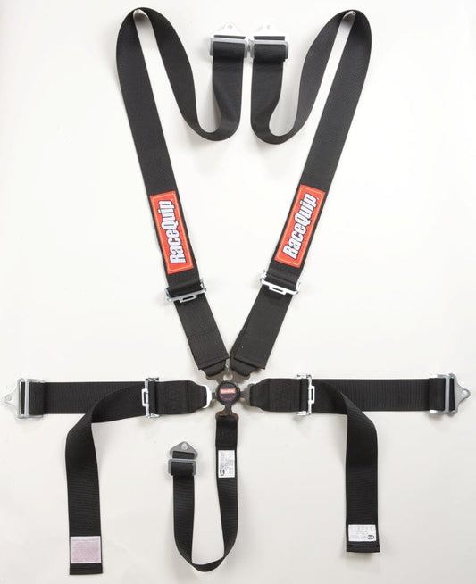 Kies-Motorsports Racequip RaceQuip Black SFI CAMLOCK 5pt PD Lap Seat Belt