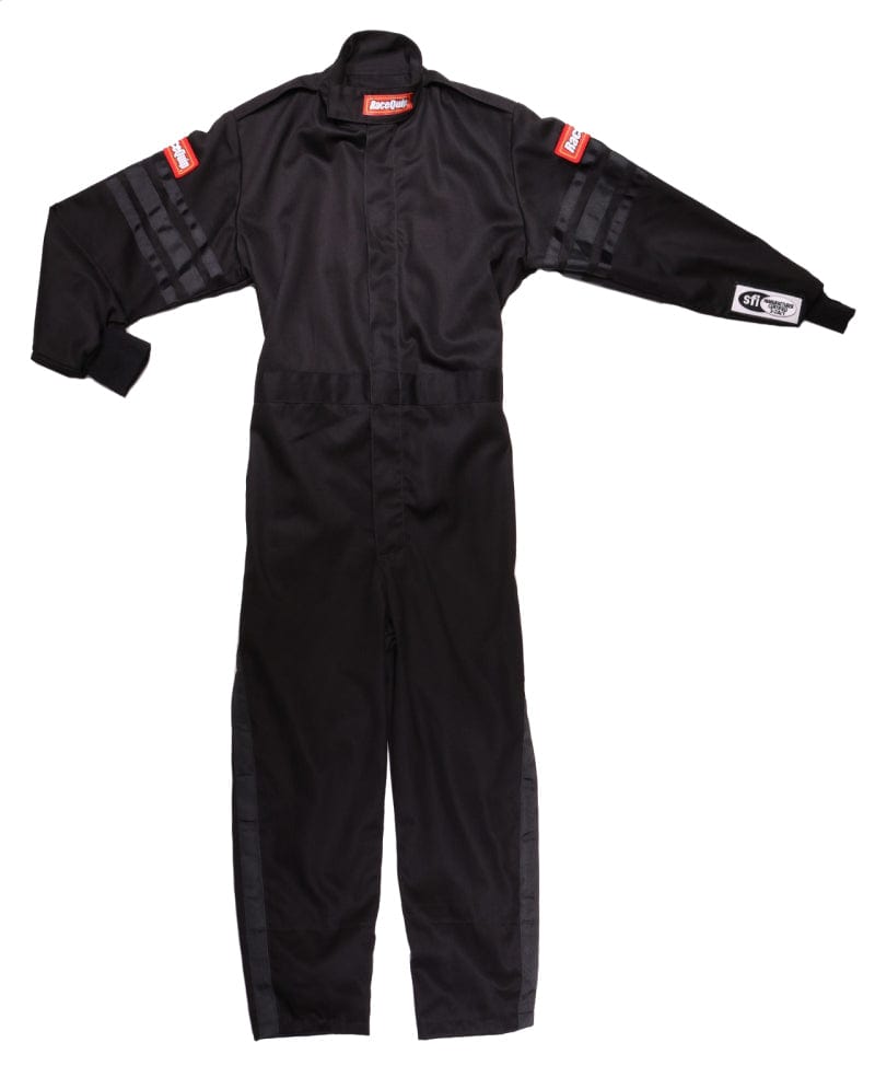 Kies-Motorsports Racequip RaceQuip Black Trim SFI-1 JR. Suit - KLarge