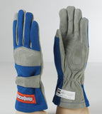 Kies-Motorsports Racequip RaceQuip Blue 1-Layer SFI-1 Glove - Large