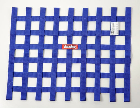 Kies-Motorsports Racequip RaceQuip Blue 18in H x 24W SFI Ribbon Window Net