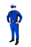 Kies-Motorsports Racequip RaceQuip Blue Chevron-1 Suit - SFI-1 2XL