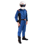 Kies-Motorsports Racequip RaceQuip Blue Chevron-5 Suit SFI-5 - Large