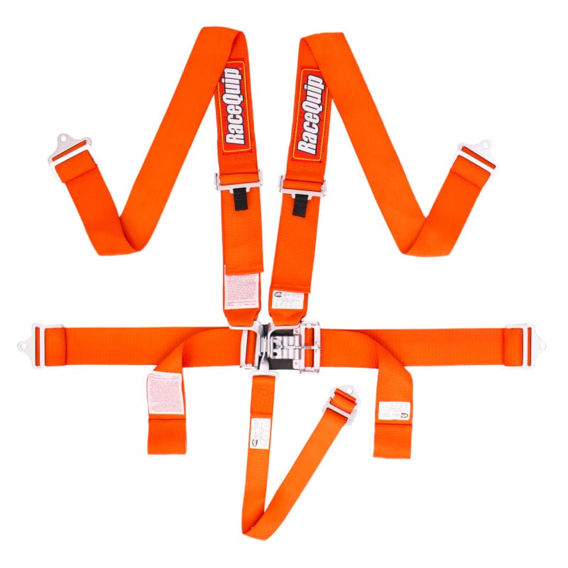 Kies-Motorsports Racequip RaceQuip Orange L & L 5pt Seat Belt