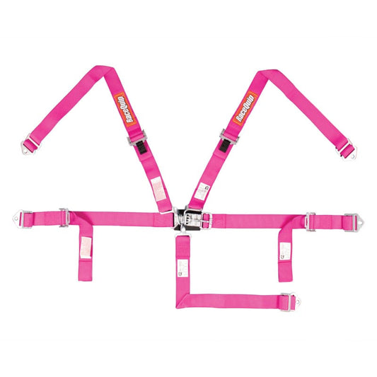 Kies-Motorsports Racequip RaceQuip Pink JR. L & L 5pt Harness