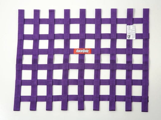 Kies-Motorsports Racequip RaceQuip Purple 18in H x 24W SFI Ribbon Window Net