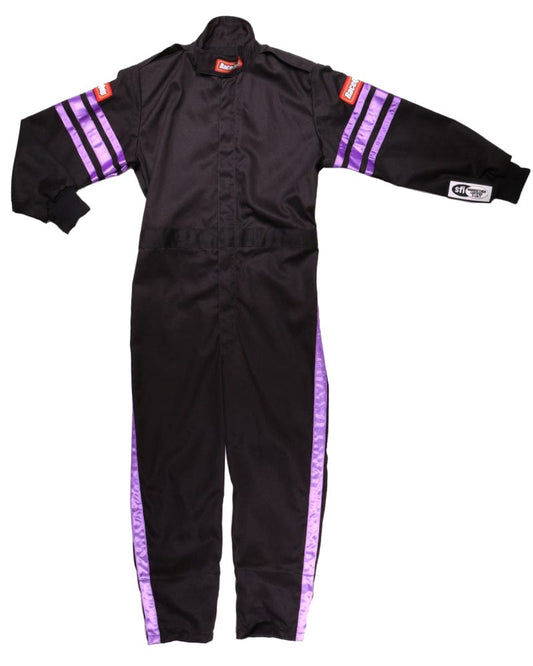 Kies-Motorsports Racequip RaceQuip Purple Trim SFI-1 JR. Suit - KLarge