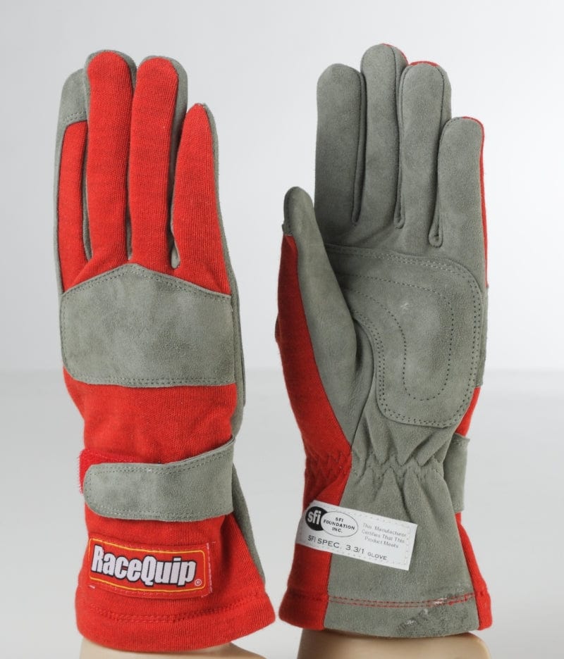 Kies-Motorsports Racequip RaceQuip Red 1-Layer SFI-1 Glove - Large