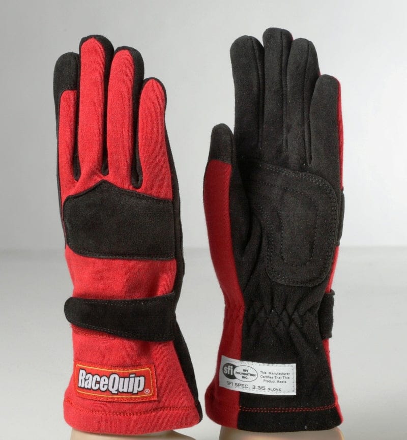 Kies-Motorsports Racequip RaceQuip Red 2-Layer SFI-5 Glove - Large