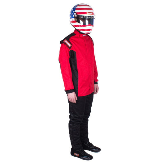 Kies-Motorsports Racequip RaceQuip Red Chevron-1 Jacket - 2XL