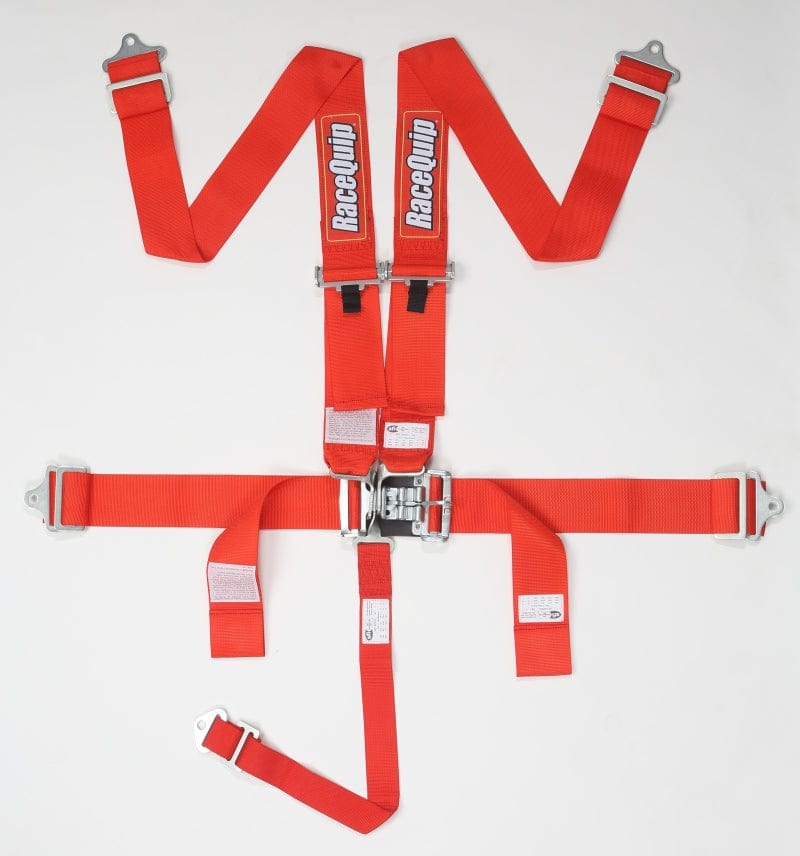 Kies-Motorsports Racequip RaceQuip Red L & L 5pt Seat Belt