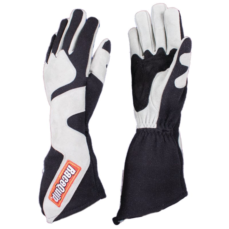 Kies-Motorsports Racequip RaceQuip SFI-5 Gray/Black 2XL Long Angle Cut Glove