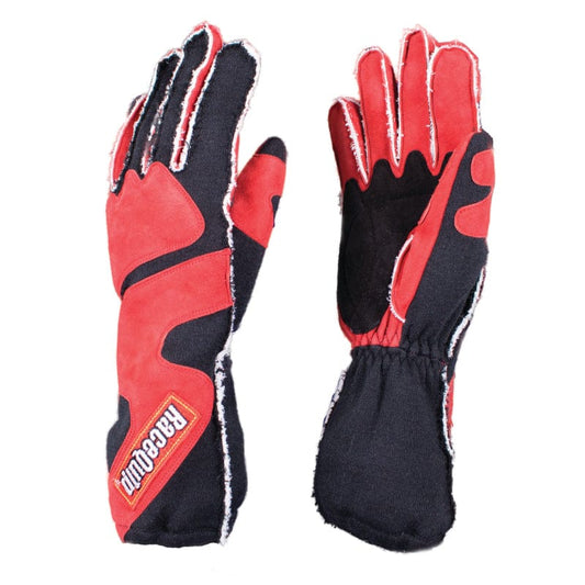 Kies-Motorsports Racequip RaceQuip SFI-5 Red/Black Large Outseam w/ Closure Glove