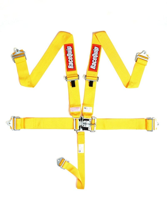 Kies-Motorsports Racequip RaceQuip Yellow L & L 5pt Seat Belt