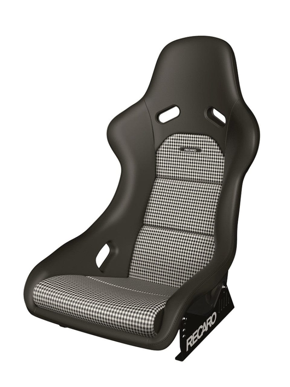 Kies-Motorsports Recaro Recaro Classic Pole Position Street ABE Display Seat (Classic Line) - Pepita w/Steel Side Mnt & Base