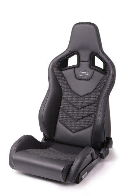 Kies-Motorsports Recaro Recaro Sportster GT Driver Seat - Black Leather/Carbon Weave