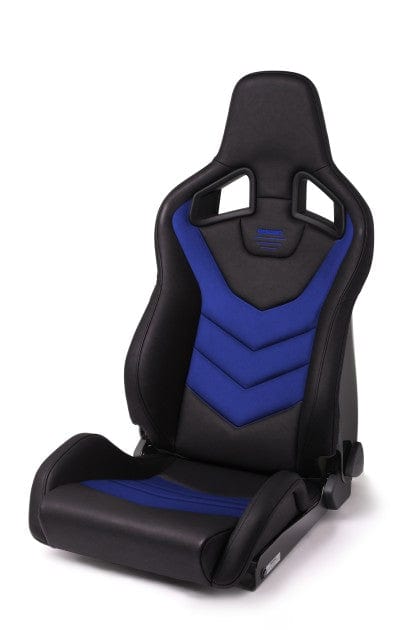 Kies-Motorsports Recaro Recaro Sportster GT Passenger Seat - Black Vinyl/Blue Suede