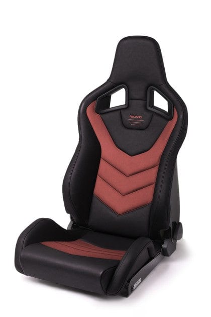 Kies-Motorsports Recaro Recaro Sportster GT Passenger Seat - Black Vinyl/Red Suede