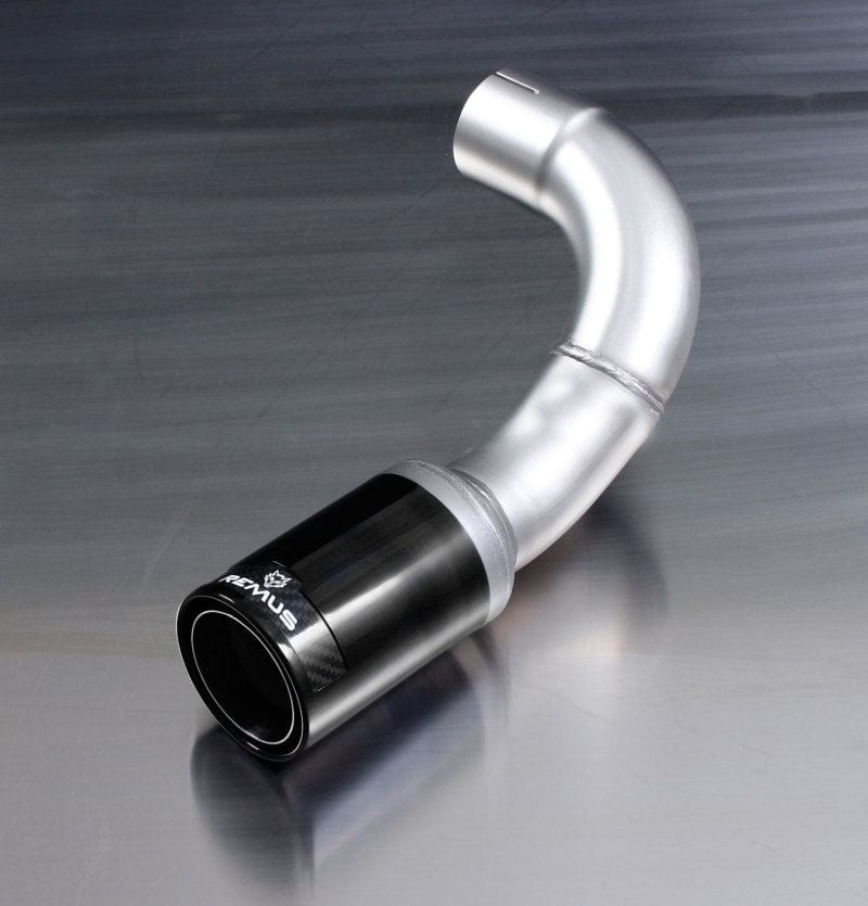 Kies-Motorsports Remus Remus 2011 BMW 1 Series F20/F21 84mm Black Chrome Straight w/Carbon Insert Tail Pipe Set