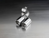 Kies-Motorsports Remus Remus 2012 BMW 3 Series F30/F31 2.0L 76mm Rolled Edge Chromed Tail Pipe Set