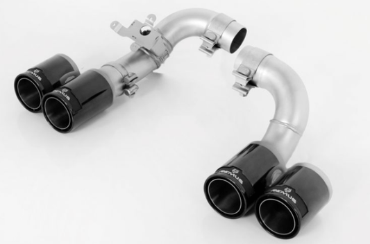 Kies-Motorsports Remus Remus 2012 BMW 3 Series F30/F31 Quad 84mm Black Chrome Straight w/Carbon Insert Tail Pipe Set