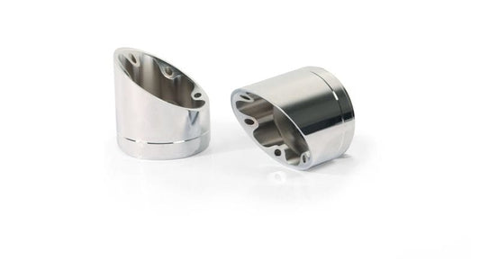 Kies-Motorsports Remus Remus 2021+ BMW R 18 (Euro 5) Slash Cut V1 End Cap - Silver (Pair)