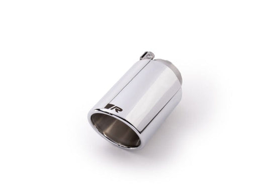 Kies-Motorsports Remus Remus Stainless Steel 102mm Angled Rolled Edge Chrome w/Adjustable Clamp Tail Pipe (Single)