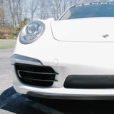 Kies-Motorsports Rennline Porsche 991.1 / Carrera CARBON FIBER FRONT AIR DUCT SPLITTERS