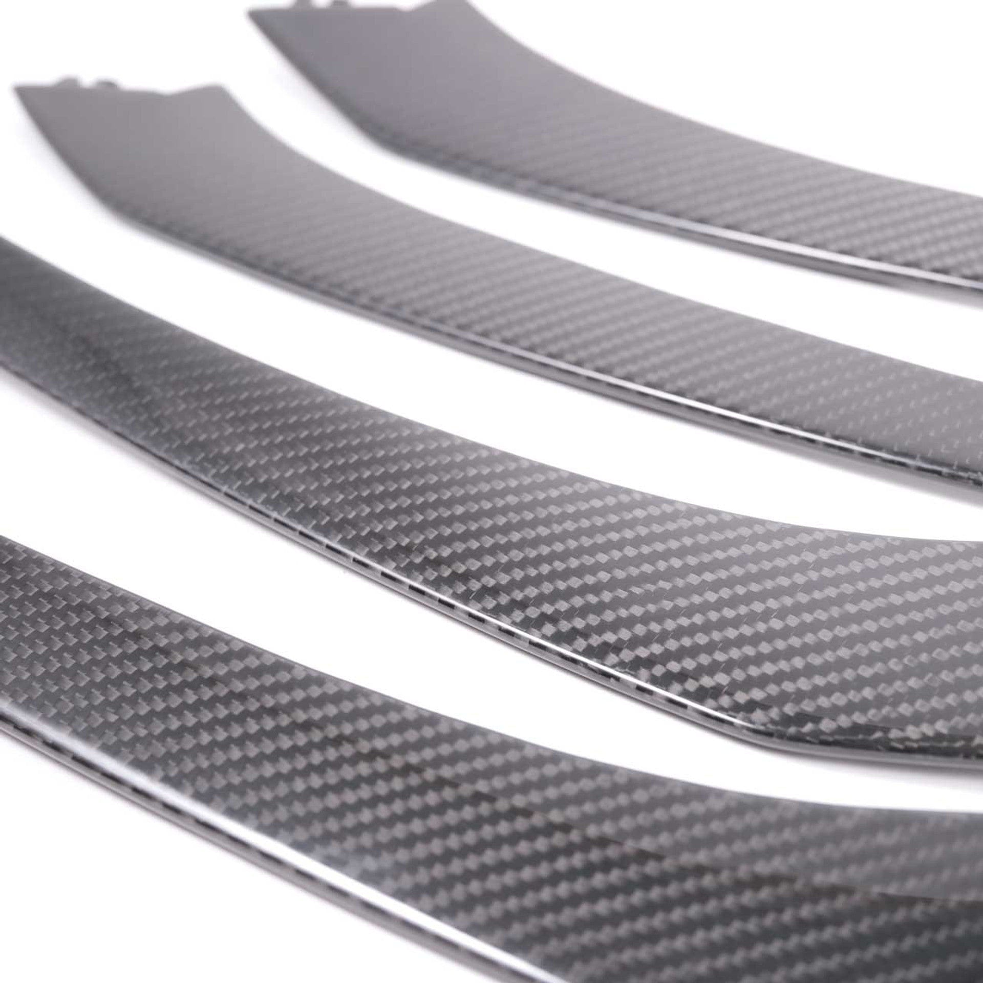 Kies-Motorsports Rennline Porsche 991.1 / Carrera S CARBON FIBER FRONT AIR DUCT SPLITTERS - FRONT GRILL BLADES