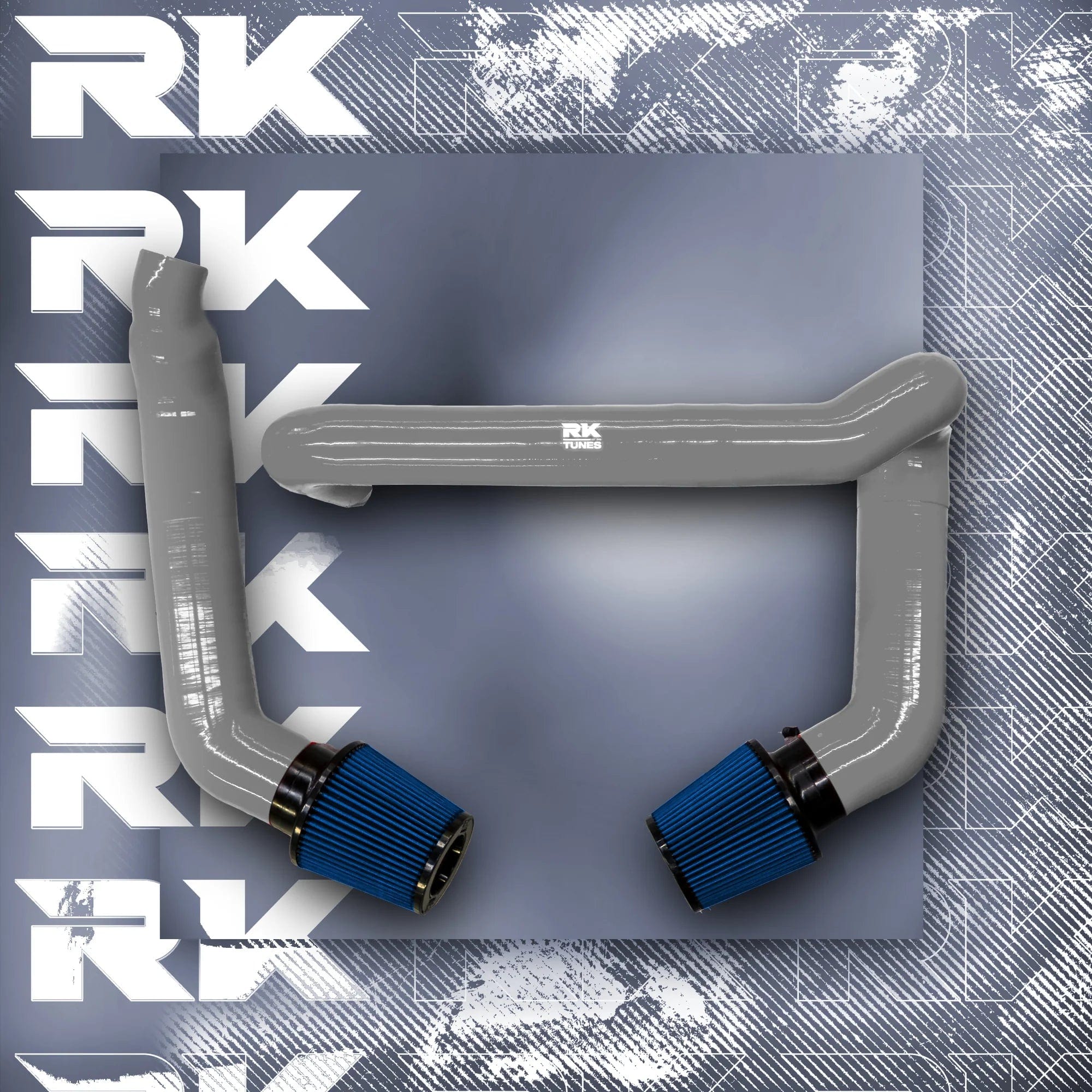 Kies-Motorsports RK TUNES BMW Front Mount Intakes for 2020+ G80 | G82 | G83 | G87 M2 | M3 | M4 | S58 Grey / Blue