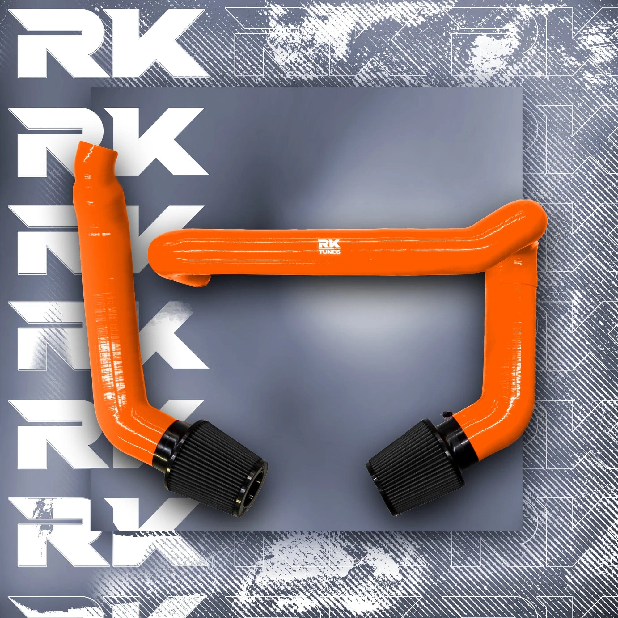 Kies-Motorsports RK TUNES BMW Front Mount Intakes for 2020+ G80 | G82 | G83 | G87 M2 | M3 | M4 | S58 Orange / Black