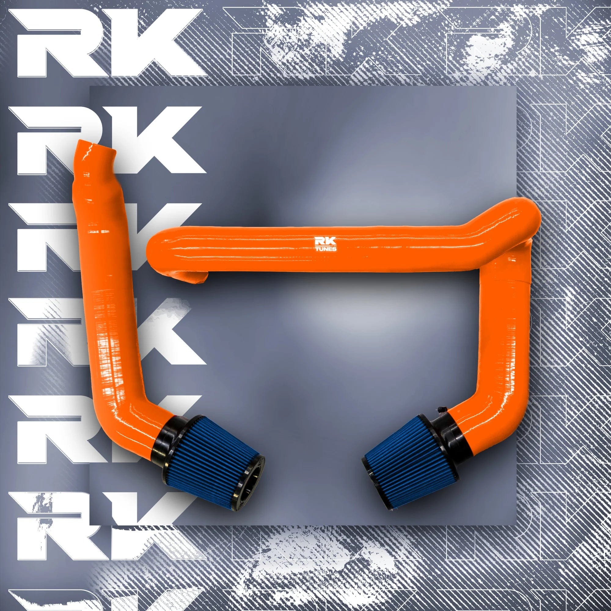 Kies-Motorsports RK TUNES BMW Front Mount Intakes for 2020+ G80 | G82 | G83 | G87 M2 | M3 | M4 | S58 Orange / Blue