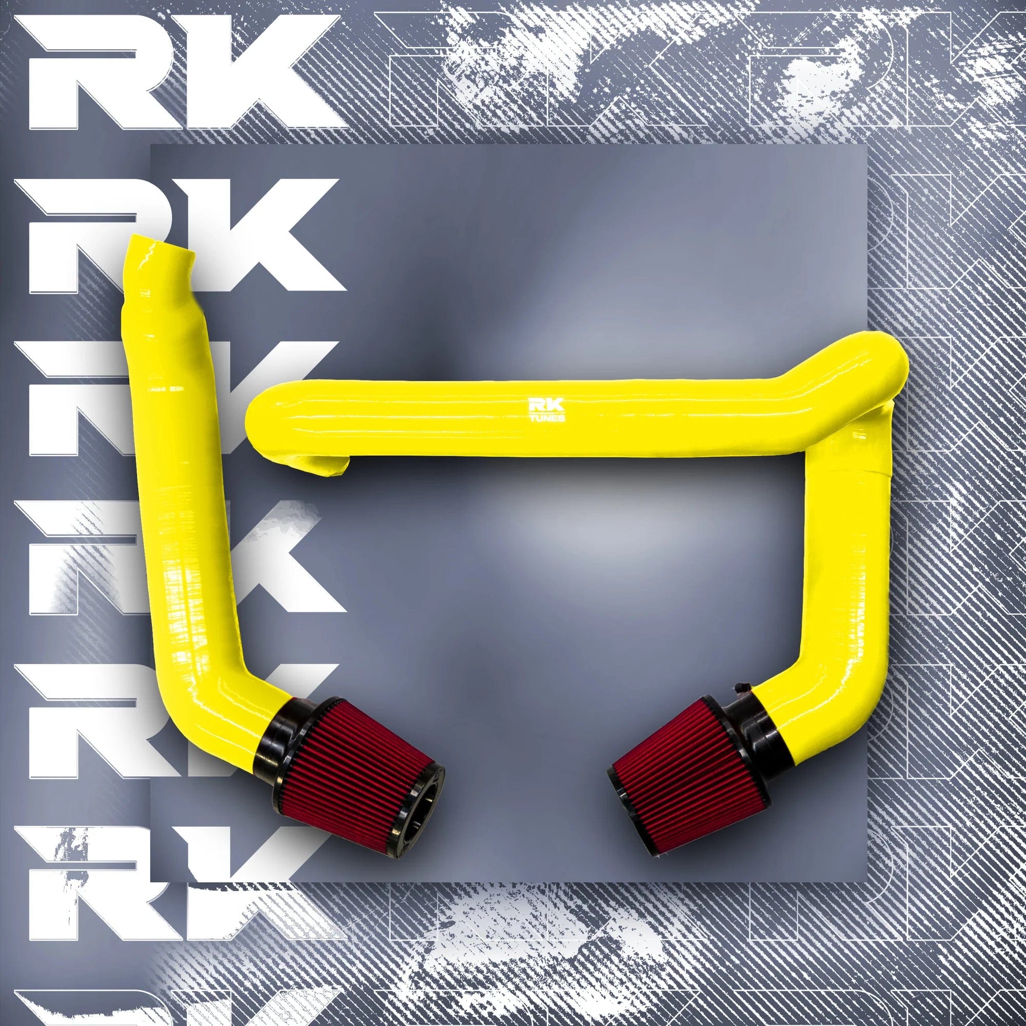 Kies-Motorsports RK TUNES BMW Front Mount Intakes for 2020+ G80 | G82 | G83 | G87 M2 | M3 | M4 | S58 Yellow / Red