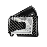 Kies-Motorsports Simply Carbon Fiber Real Carbon Fiber Cash & Card Slim Wallet