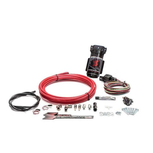 Kies-Motorsports Snow Performance Snow Performance Stg 1 Bst Cooler TD Water Inj Kit (Incl Red Hi-Temp Tubing/Quick Fittings) w/o Tank