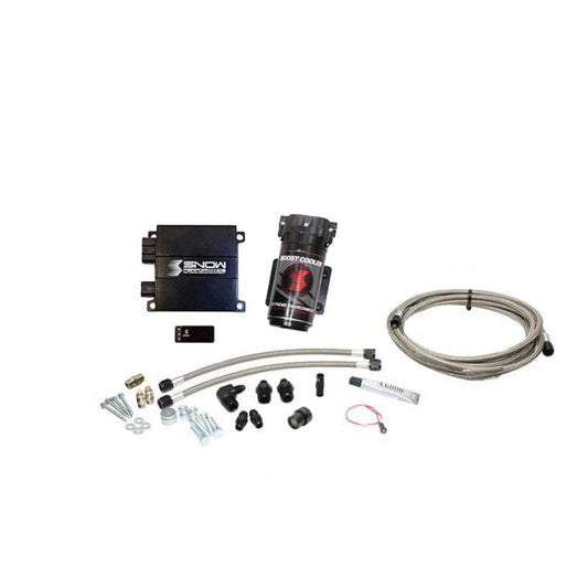 Kies-Motorsports Snow Performance Snow Performance Stg 2 Boost Cooler Prog. Engine Mount Water Inj. Kit (SS Braided Line/4AN) w/o Tank