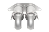 Kies-Motorsports Soul Performance SOUL 14-19 Porsche 991.1 / 991.2 GT3 Bolt-On Resonated Turn Down Exhaust Tips