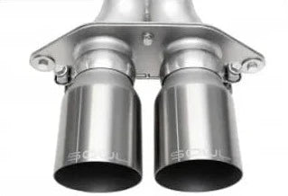 Kies-Motorsports Soul Performance SOUL 2022 Porsche 992 GT3 Catted Exhaust System - 4in Straight Cut Brushed Tips