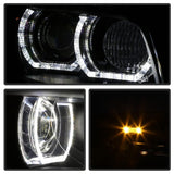 Kies-Motorsports SPYDER Spyder 08-10 BMW F92 3 Series Projector Headlights - LED DRL - Black (PRO-YD-BMWE9208-DRL-BK)