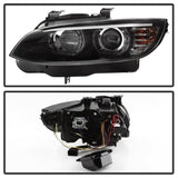 Kies-Motorsports SPYDER Spyder 08-10 BMW F92 3 Series Projector Headlights - LED DRL - Black (PRO-YD-BMWE9208-DRL-BK)