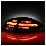 Kies-Motorsports SPYDER Spyder Porsche Cayenne 958 11-14 LED Tail Lights - Sequential Signal - Black