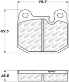 Kies-Motorsports Stoptech StopTech 08-11 Tesla Roadster Street Select Front Brake Pads