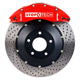 Kies-Motorsports Stoptech StopTech BBK 10-6/11 Audi S4 / 08-11 S5 Front Red ST-60 Calipers Drilled 355x32 Rotors