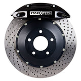 Kies-Motorsports Stoptech StopTech BBK 95-99 BMW M3 (E36) / 98-02 MZ3 Coupe/Roadster Front ST-40 332x32 Black Drilled Rotor