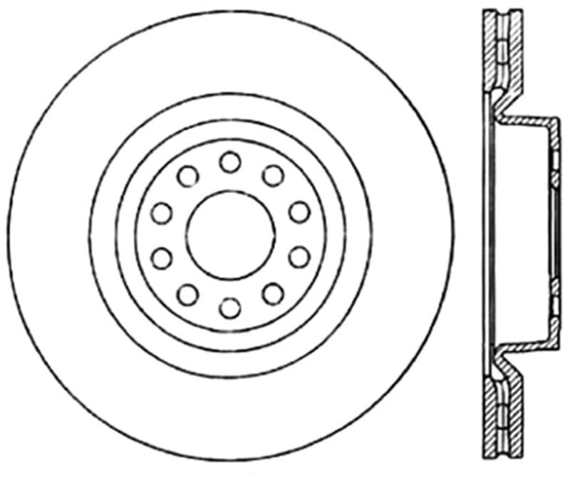 Kies-Motorsports Stoptech StopTech Drilled Sport Brake Rotor