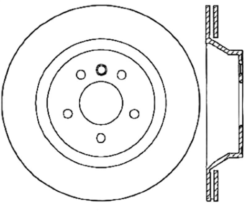 Kies-Motorsports Stoptech StopTech Drilled Sport Brake Rotor