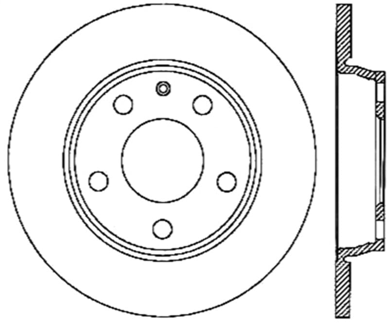 Kies-Motorsports Stoptech StopTech Drilled Sport Brake Rotor