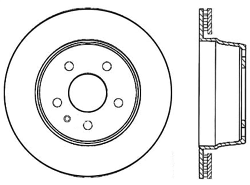 Kies-Motorsports Stoptech StopTech Drilled Sport Brake Rotor