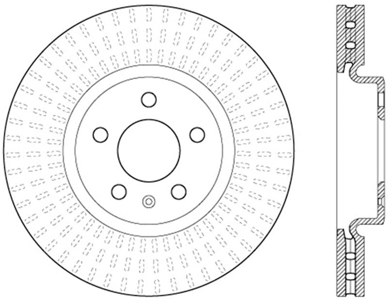 Kies-Motorsports Stoptech StopTech Drilled Sport Brake Rotor