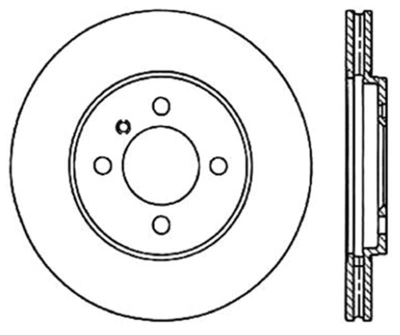 Kies-Motorsports Stoptech StopTech Drilled Sport Brake Rotor