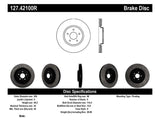 Kies-Motorsports Stoptech StopTech Infiniti G37 / Nissan 370Z SportStop Slotted & Drilled Front Right Rotor